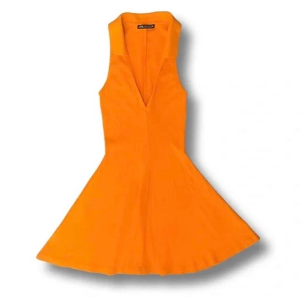 Zara Orange Tennis Dress